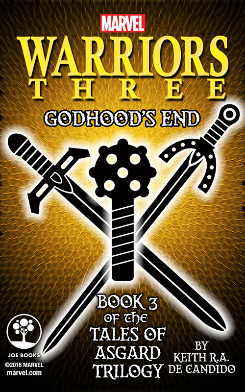 Warriors Three Sales Cover with official logo